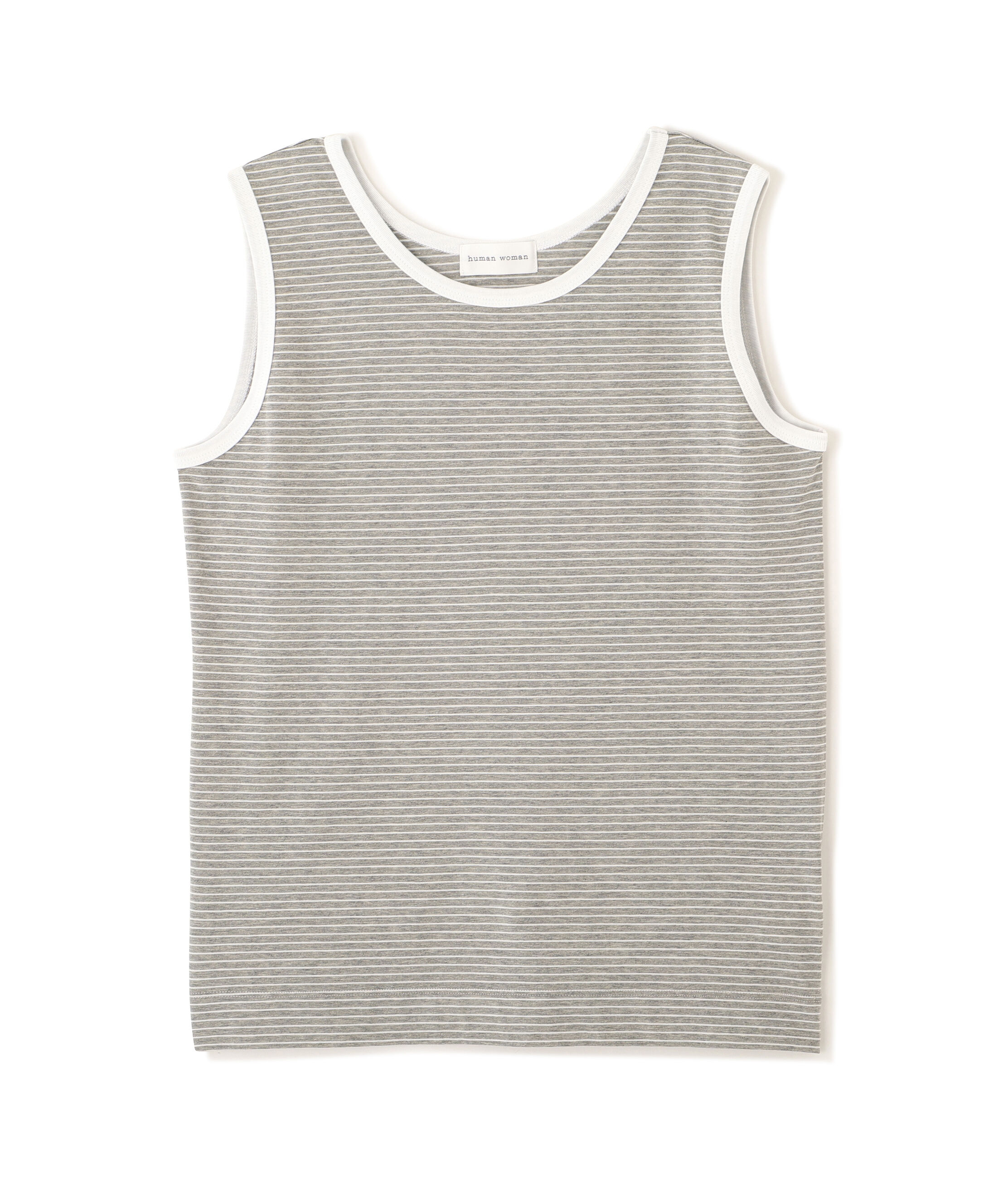  「《大人気追加！》ハイゲージボーダータンクトップ」|Tシャツ・カットソー|