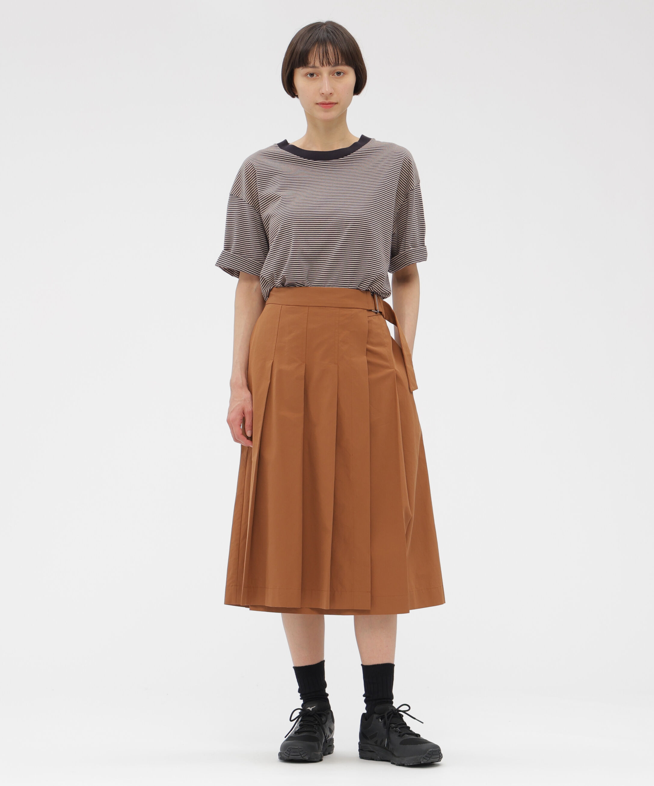 「COTTON MINI STRIPE JERSEY TOP」|Tシャツ・カットソー|