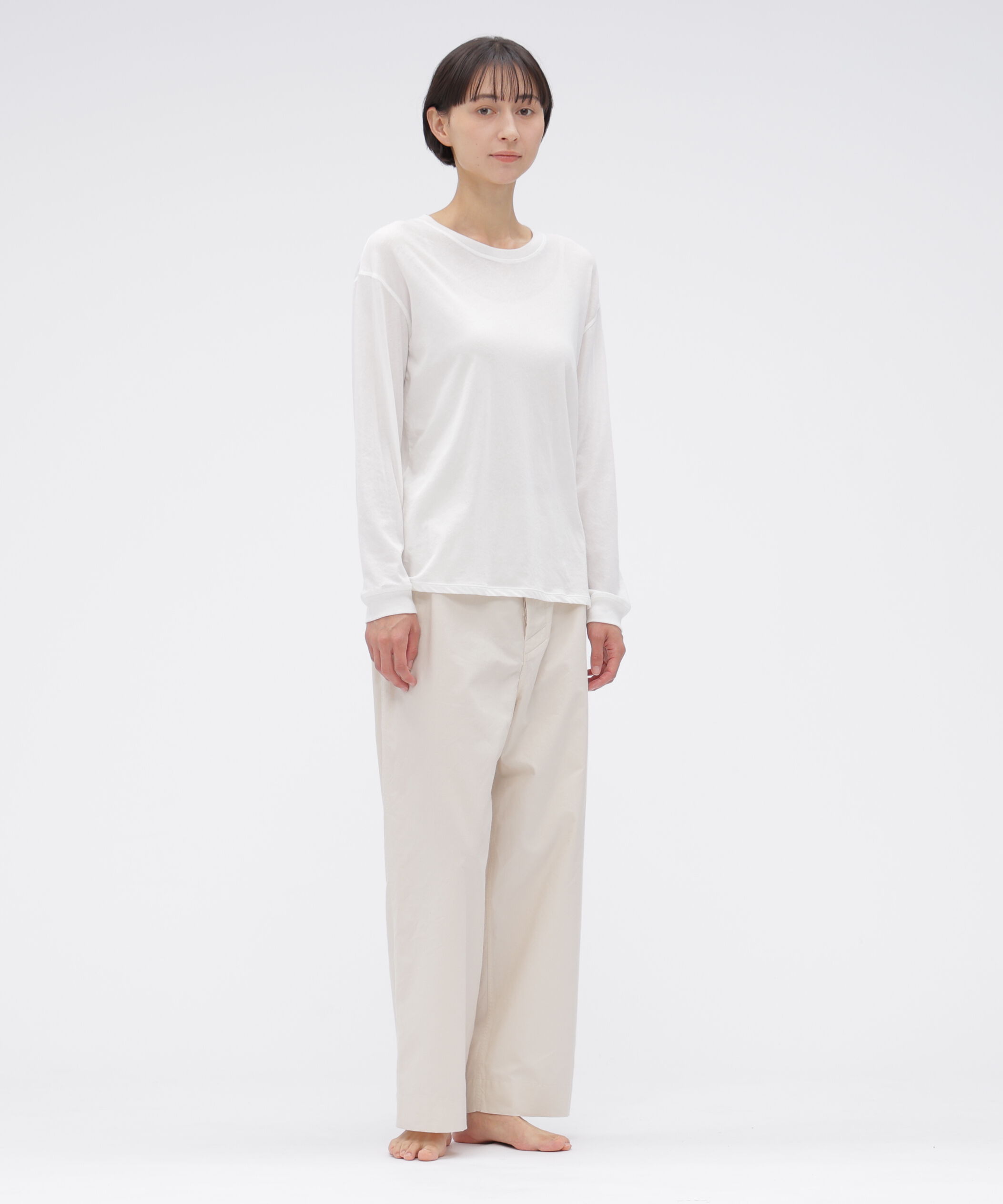 MARGARET HOWELL HOUSEHOLDGOODS「SIRO SPUN COTTON JERSEY TOP」|Tシャツ・カットソー|