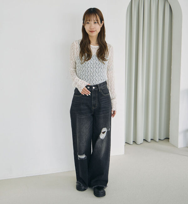 archives「フロッキードットアソートカットレースＴＯＰＳ」|Tシャツ・カットソー|