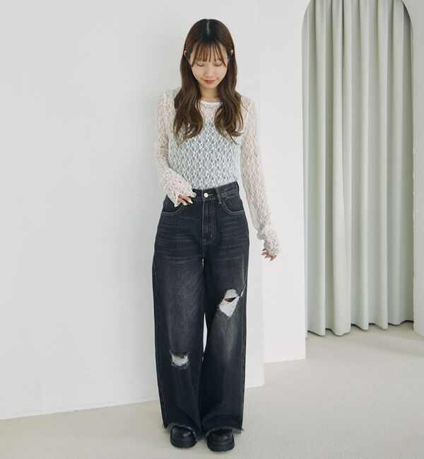 archives「フロッキードットアソートカットレースＴＯＰＳ」|Tシャツ・カットソー|