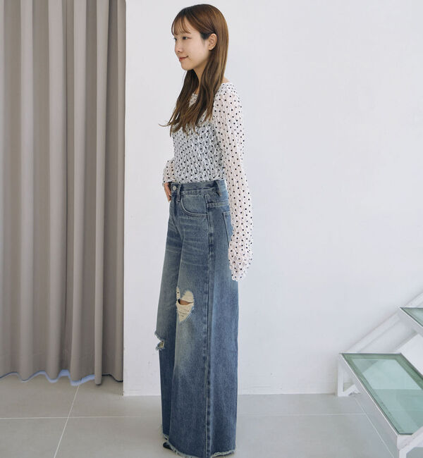 archives「フロッキードットアソートカットレースＴＯＰＳ」|Tシャツ・カットソー|