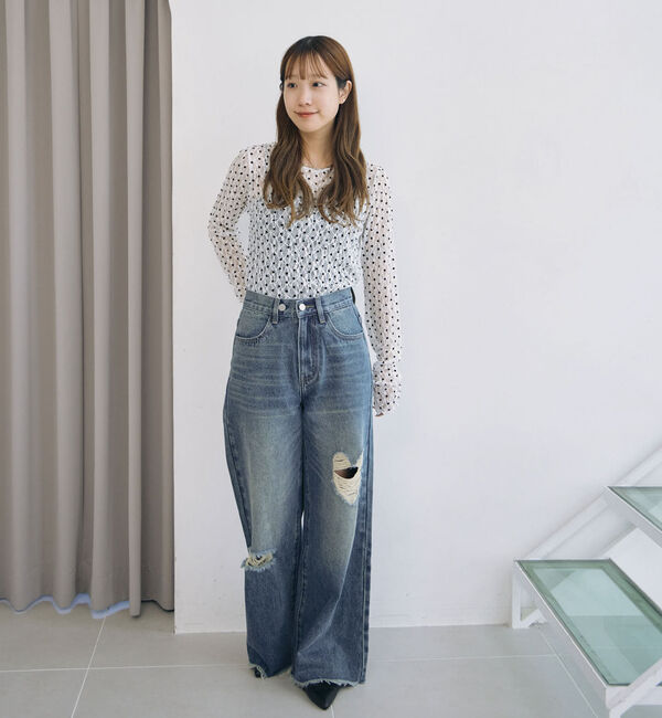 archives「フロッキードットアソートカットレースＴＯＰＳ」|Tシャツ・カットソー|