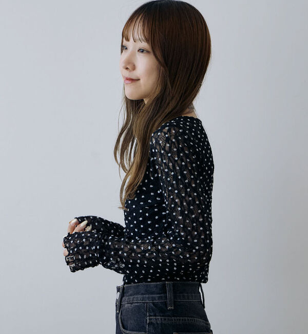archives「フロッキードットアソートカットレースＴＯＰＳ」|Tシャツ・カットソー|