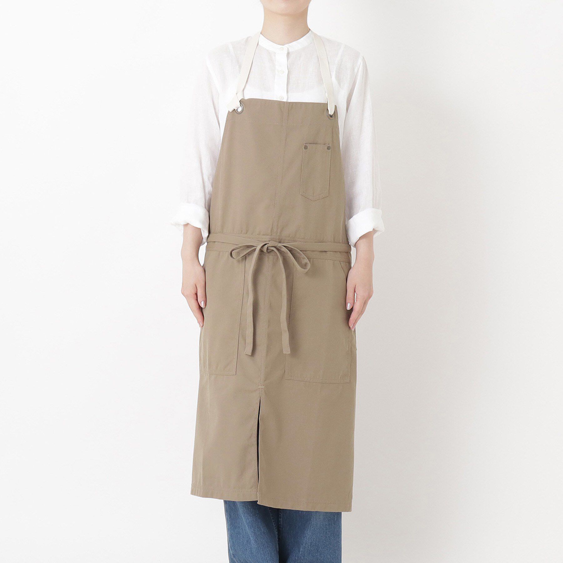 212 KITCHEN STORE「カナスタンドロングエプロン LBE」|食器・キッチングッズ|