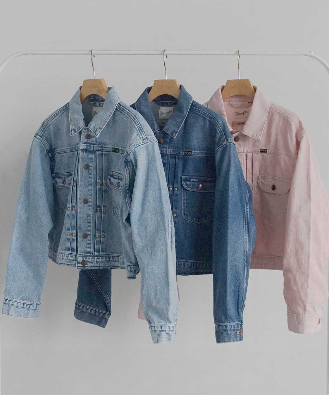 COCO DEAL「《COCO DEAL/Wrangler》カットオフショートGジャン」|デニムジャケット|