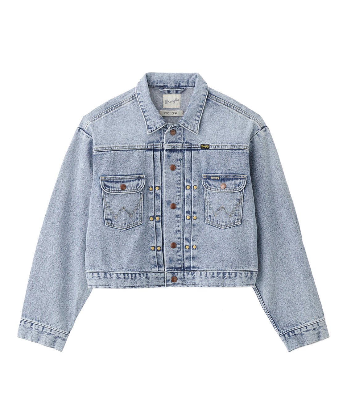 COCO DEAL「《COCO DEAL/Wrangler》カットオフショートGジャン」|デニムジャケット|