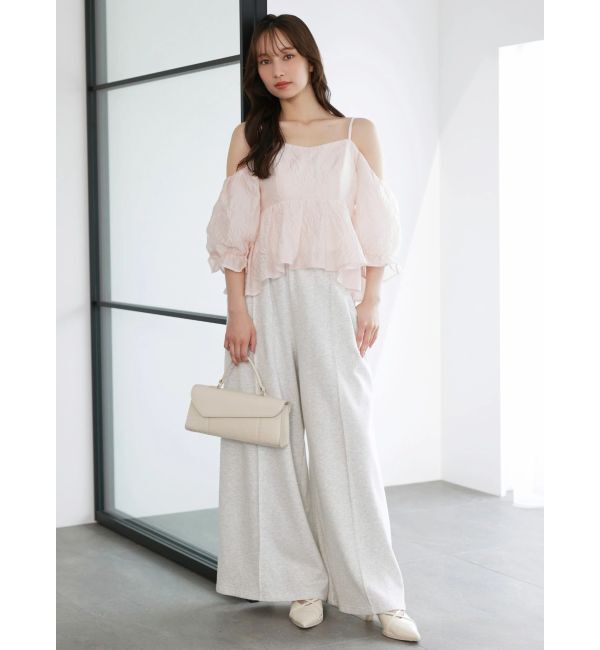 dazzlin「センタータックフレアスウェットパンツ」|その他|