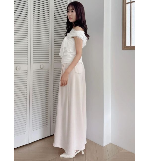 dazzlin「センタータックフレアスウェットパンツ」|その他|