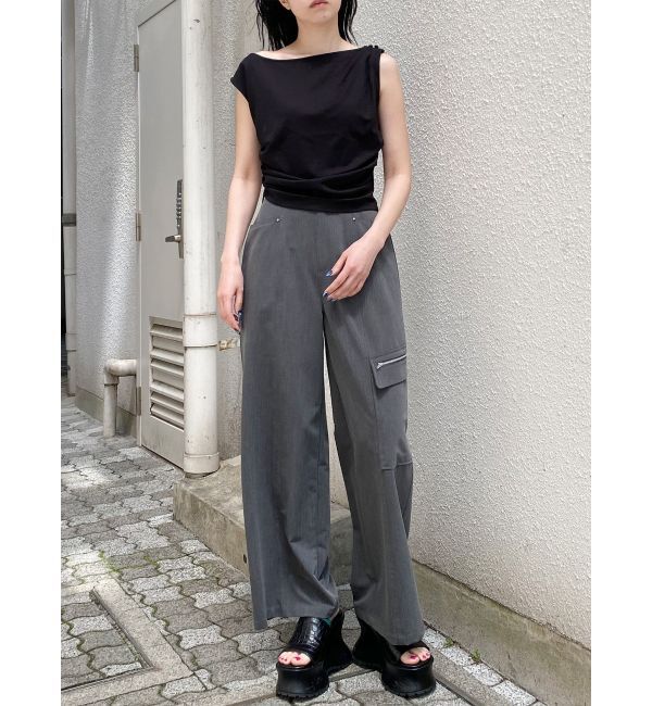 MURUA「ドレープフレンチトップス」|Tシャツ・カットソー|