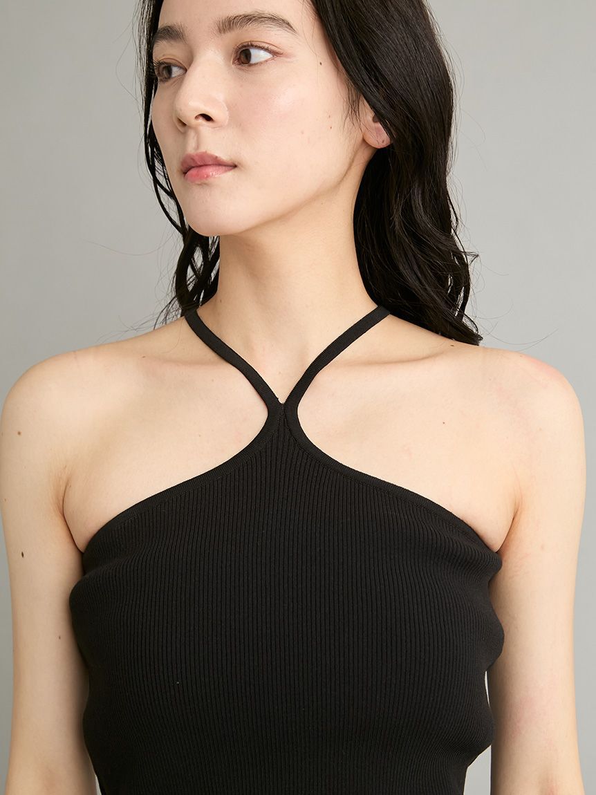 Mila Owen「【UVカット】【ウォッシャブル】【吸水速乾】アクティブリブニット2WAYキャミソール」|キャミソール|