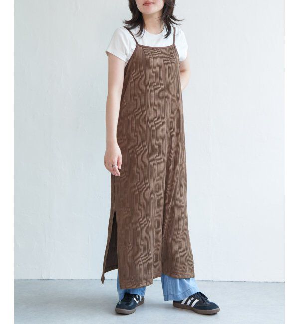 VENCE share style「ウェーブパイピングキャミワンピース」|ワンピース|