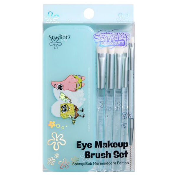  「Studio17 スポンジボブ アイメイクアップブラシセット (5本、1個)」|コスメ雑貨|