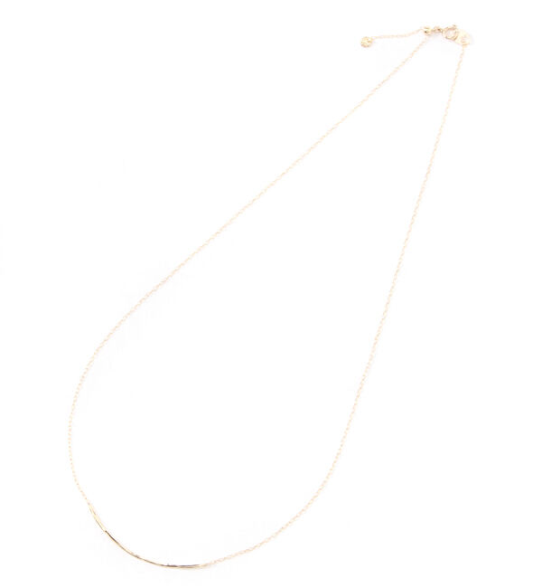 JUPITER「【K10】ラインバーネックレス/ゴールド/全長45㎝」|ネックレス|