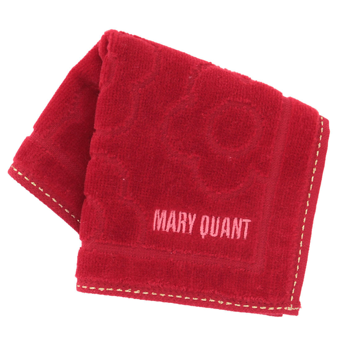  「MARY QUANT タオルハンカチ＜ラメステッチ＞」|ハンカチ|