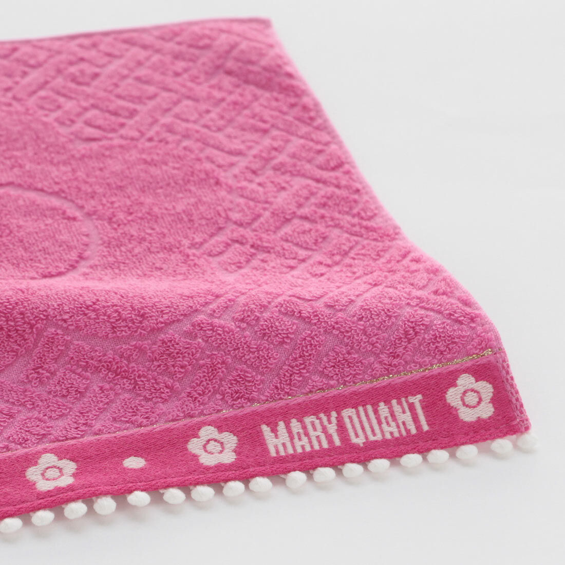  「MARY QUANT タオルハンカチ＜ドットレース＞」|ハンカチ|