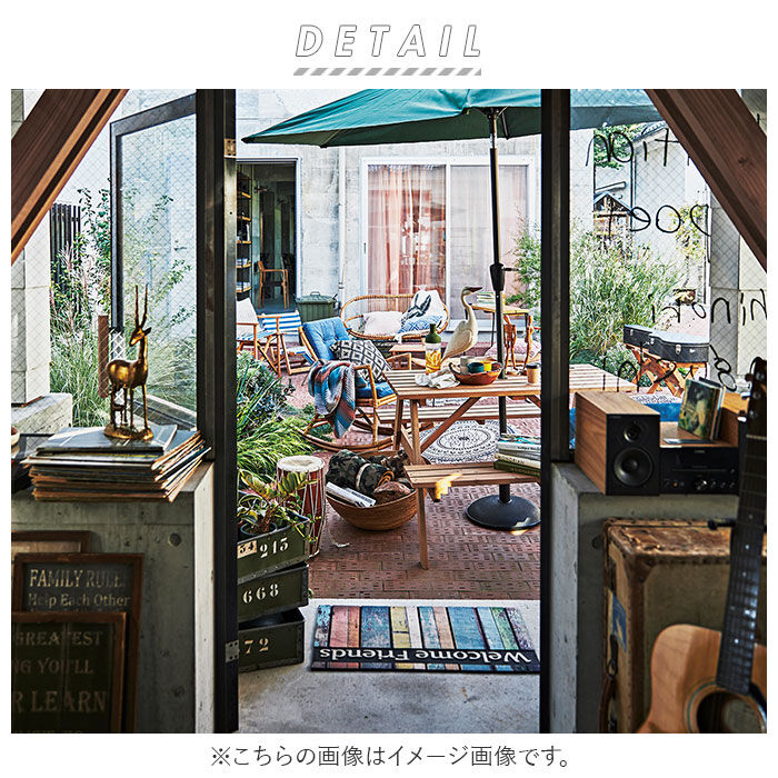 BACKYARD FAMILY「玄関マット 屋外 おしゃれ 通販 かわいい ラバー ドアマット ラバーマット 薄型 7mm 洗える」|その他|