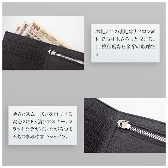 BACKYARD FAMILY「財布 メンズ 二つ折り 薄い 本革 ブランド 極薄 牛革 二つ折り財布 コンパクト 小銭入れ」|財布|