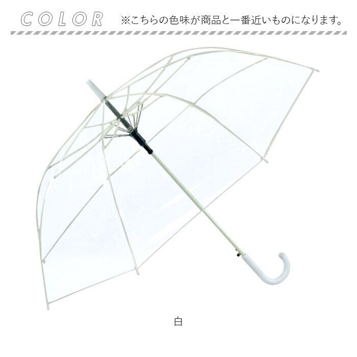 BACKYARD FAMILY「ビニール傘 65cm 通販 傘 透明 長傘 ジャンプ傘 透明傘 雨傘 かさ レディース メンズ」|傘|