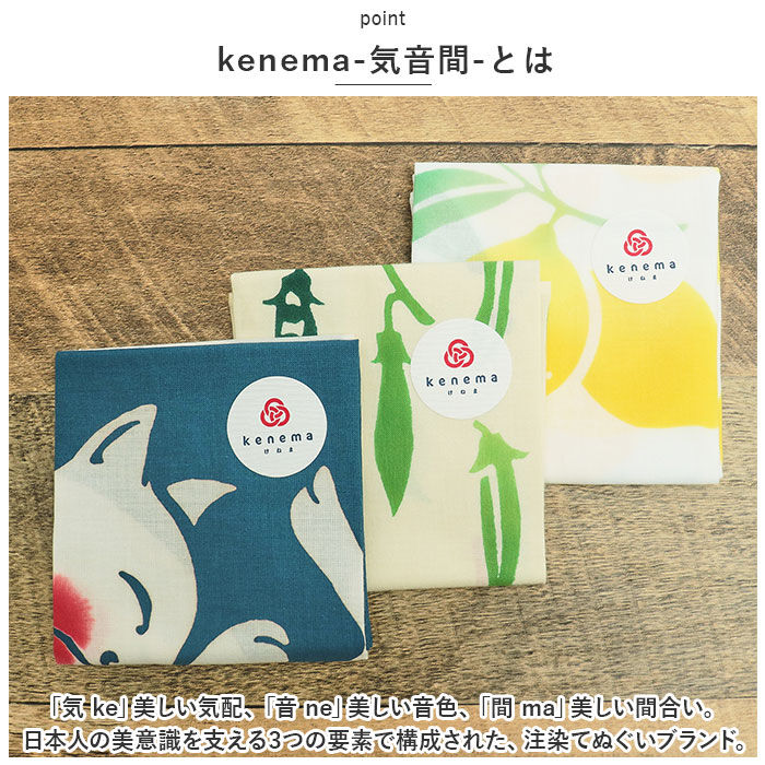 BACKYARD FAMILY「kenema ケネマ ハンカチ 通販 注染はんかち ハンドタオル 手拭き 幅広 小風呂敷 ミニ」|ハンカチ|