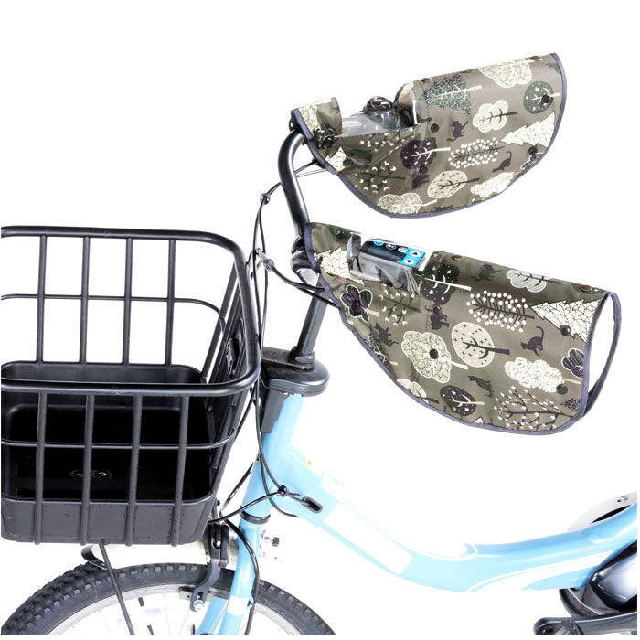 BACKYARD FAMILY「自転車 ハンドルカバー UV 通販 夏 冬 ハンドル カバー 無地 撥水 はっ水 日焼け対策」|その他|