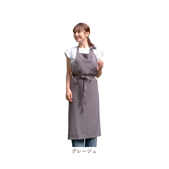BACKYARD FAMILY「エプロン おしゃれ ロング丈 通販 ロングエプロン 前結び レディース 速乾 シワになりにくい」|その他|