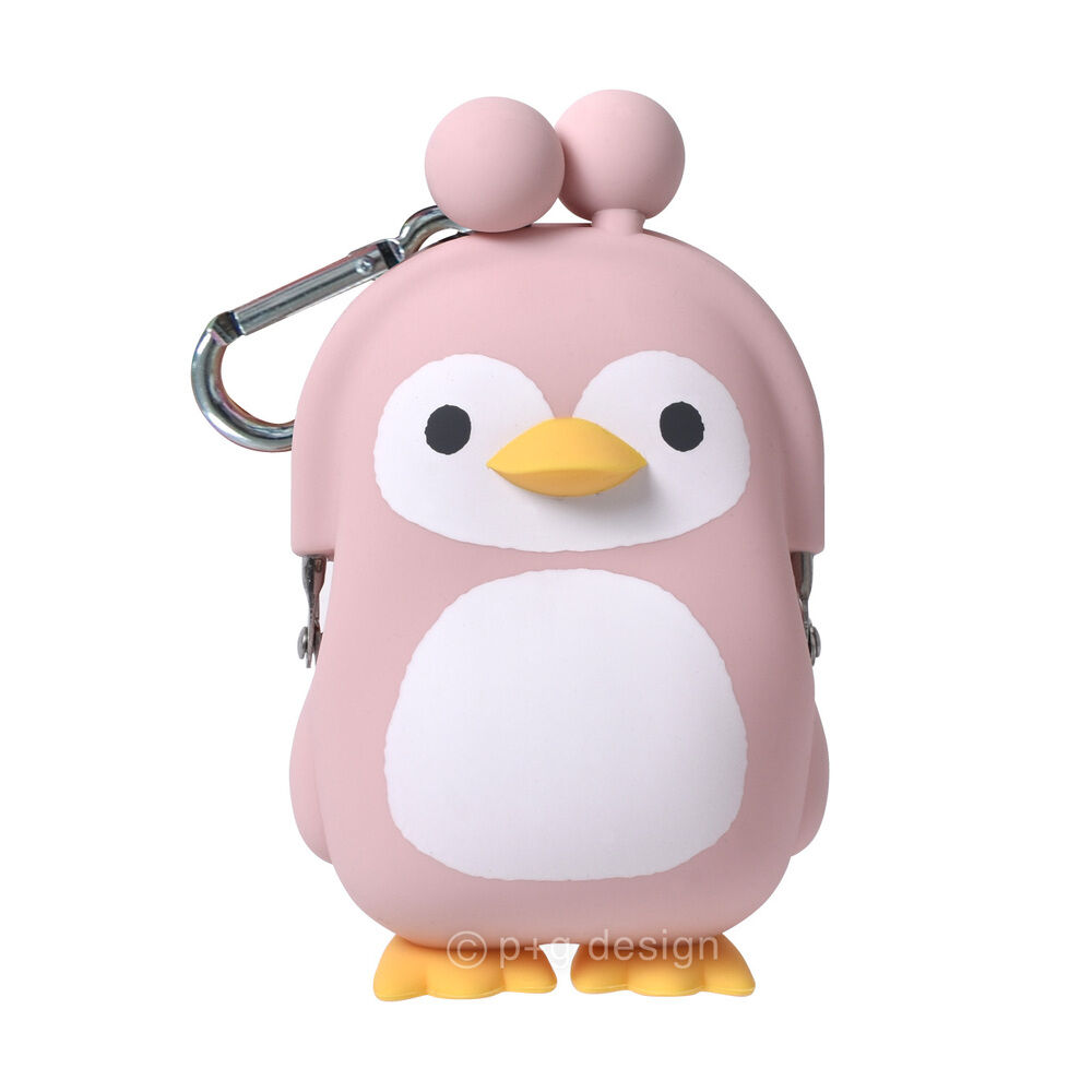 BACKYARD FAMILY「シリコン がま口 キャラクター 通販 シリコンポーチ がま口財布 シリコン財布 がま口ポーチ」|ポーチ|ピンク1