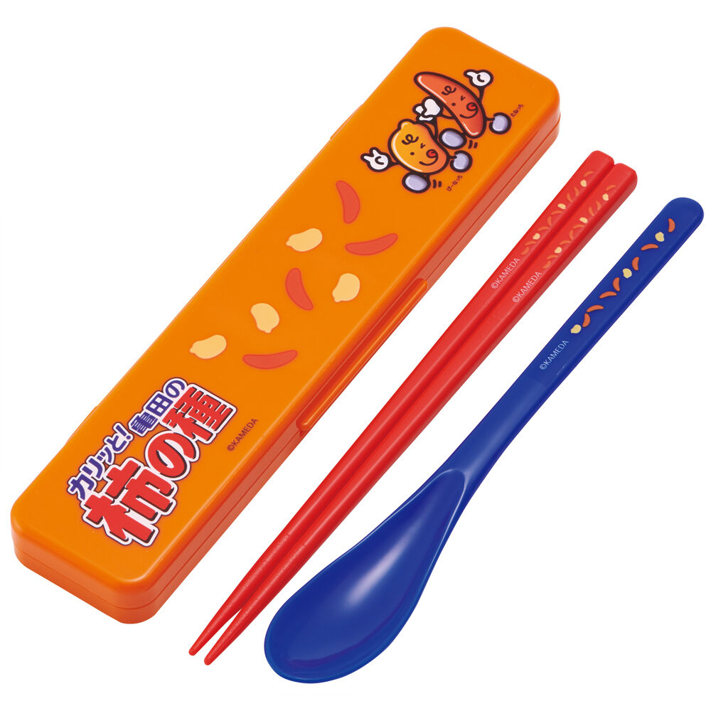BACKYARD FAMILY「コンビセット スケーター 通販 CCS3SA Skater 箸 スプーン セット」|食器・キッチングッズ|オレンジ2