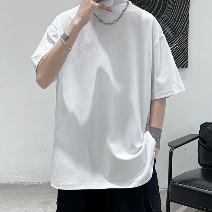 BACKYARD FAMILY「ハイネックシャツ メンズ カットソー シャツ メンズシャツ 半袖」|Tシャツ・カットソー|