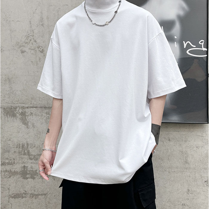 BACKYARD FAMILY「ハイネックシャツ メンズ カットソー シャツ メンズシャツ 半袖」|Tシャツ・カットソー|