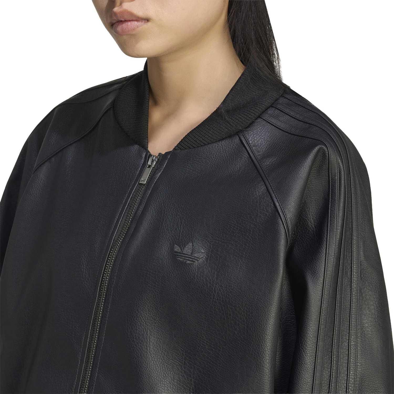 adidas「【ADIDAS ｳｪｱ】W PLEATHER SST OVERSIZED TT」|ポロシャツ|