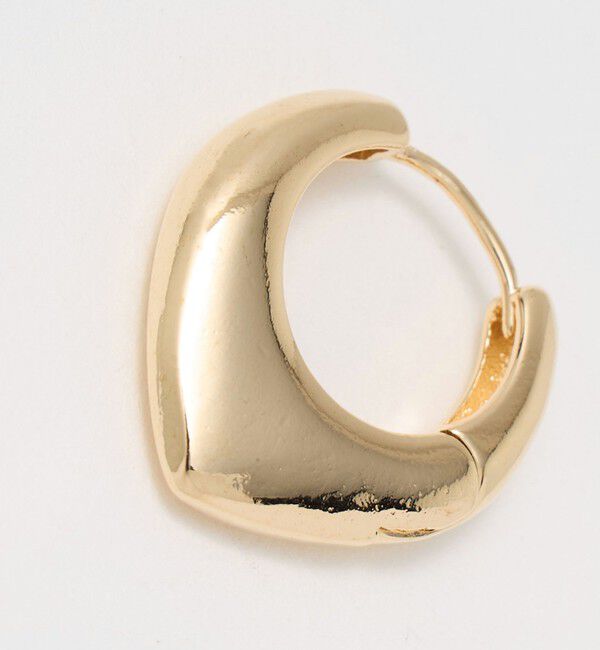 UNITED ARROWS「デフォルメ フープ ピアス」|ピアス|