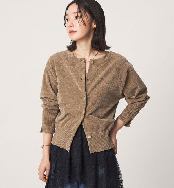 UNITED ARROWS green label relaxing「【結論シリーズ】ふれてモールニットカーデ」|カーディガン|