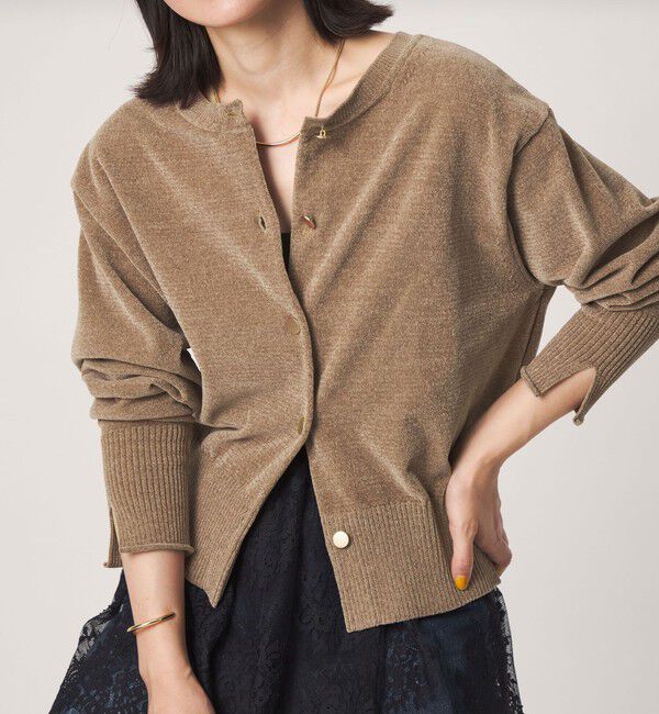 UNITED ARROWS green label relaxing「【結論シリーズ】ふれてモールニットカーデ」|カーディガン|