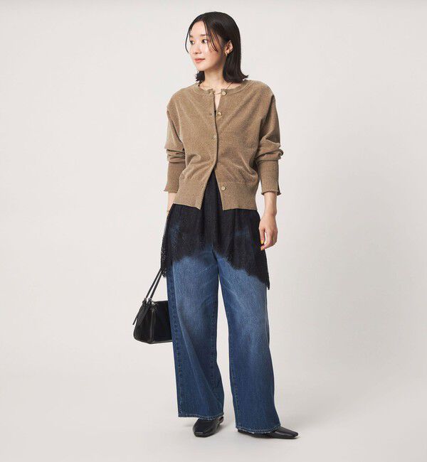 UNITED ARROWS green label relaxing「【結論シリーズ】ふれてモールニットカーデ」|カーディガン|