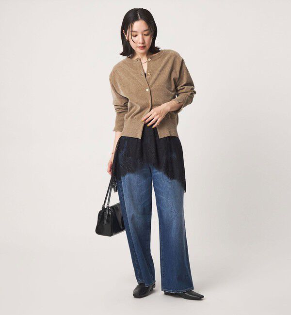 UNITED ARROWS green label relaxing「【結論シリーズ】ふれてモールニットカーデ」|カーディガン|