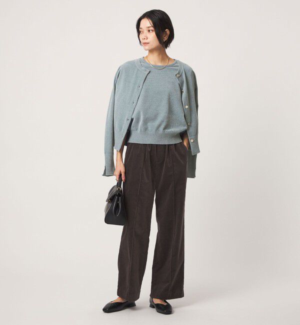 UNITED ARROWS green label relaxing「【結論シリーズ】ふれてモールニットカーデ」|カーディガン|