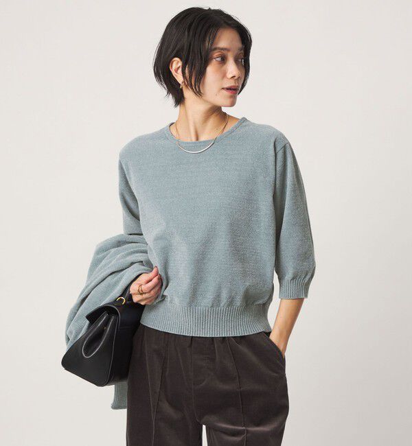 UNITED ARROWS green label relaxing「【結論シリーズ】ふれてモールニット」|ニット・セーター|