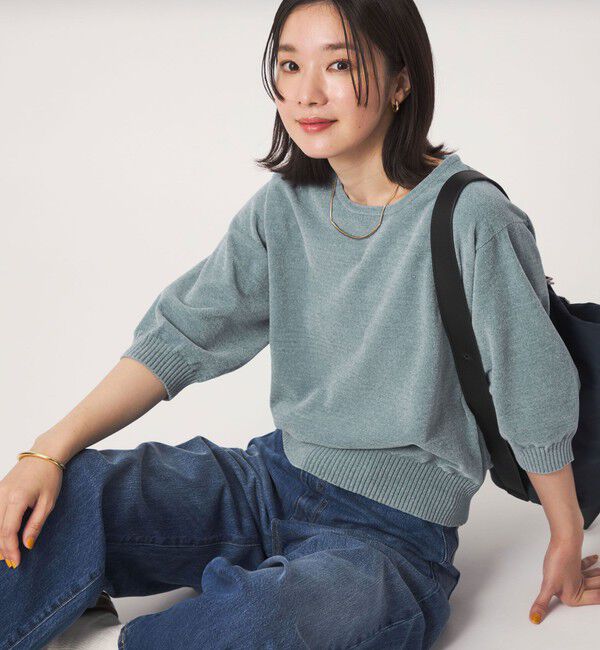 UNITED ARROWS green label relaxing「【結論シリーズ】ふれてモールニット」|ニット・セーター|