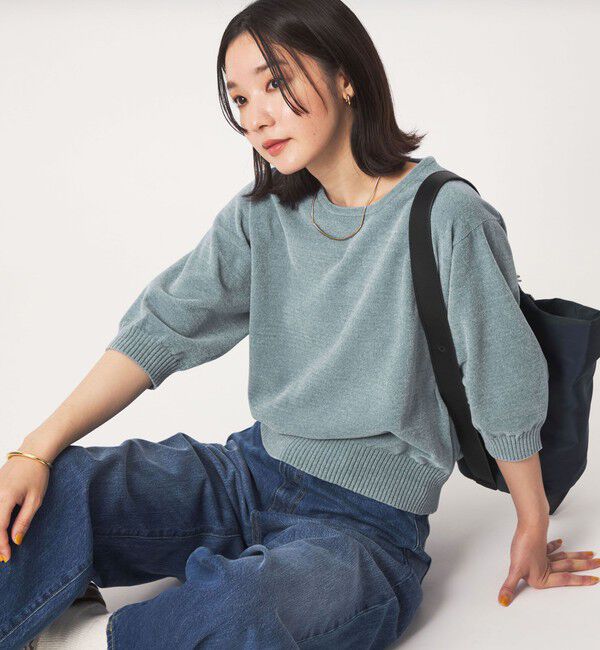 UNITED ARROWS green label relaxing「【結論シリーズ】ふれてモールニット」|ニット・セーター|
