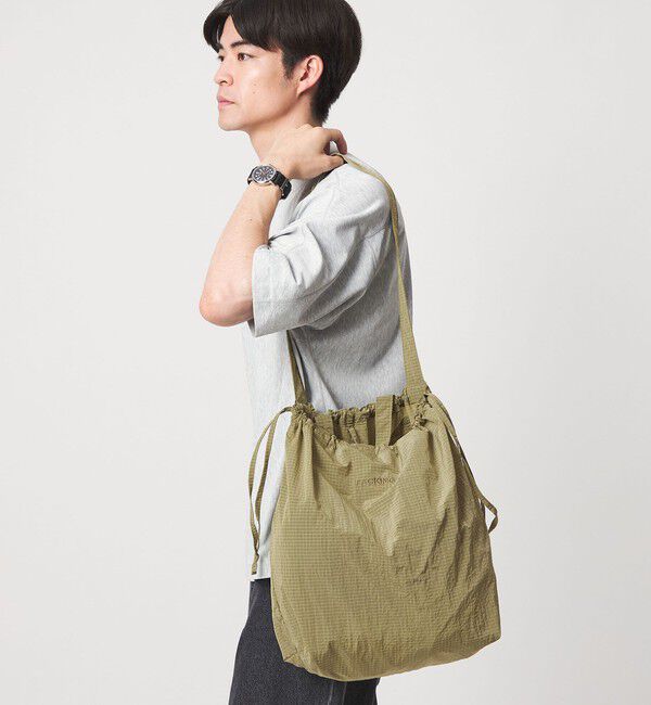 UNITED ARROWS green label relaxing「【別注】＜PACKING＞GLR リップストップ トートバッグ」|トートバッグ|MUSTARD