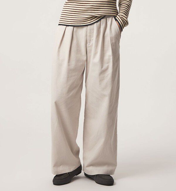 UNITED ARROWS green label relaxing「【WEB限定】＜at ease＞コーデュロイ タック パンツ」|その他|NATURAL