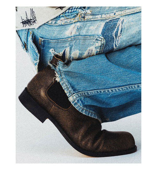 BEAMS「【別注】PADRONE / SIDE GORE BOOTS "CRACK"」|その他|