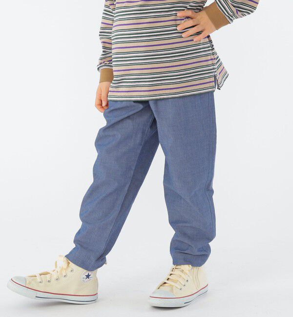 SHIPS KIDS「SHIPS KIDS:100～130cm / ワイド イージー パンツ」|その他|ネイビー