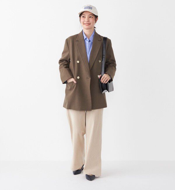 SHIPS Colors 「SHIPS Colors:〈手洗い可能〉カット コーデュロイ ゴム パンツ◇」|その他|
