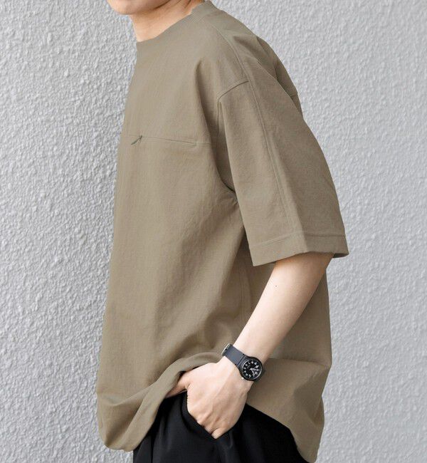 SHIPS any「SHIPS any: 360&deg; THE CIRCLE STRETCH リネン混 スピンドルTシャツ◆」|Tシャツ・カットソー|