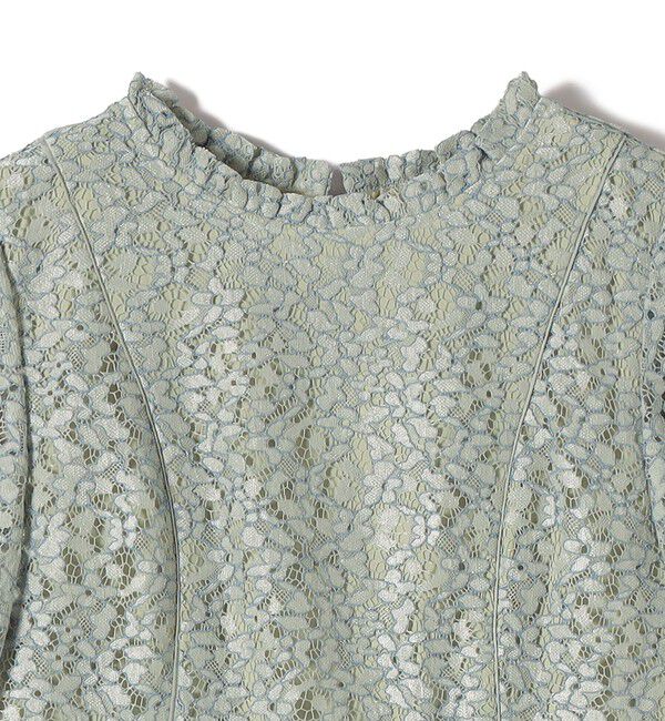 SHIPS for women「kaene:コード レース パフ スリーブ ワンピース」|ワンピース|