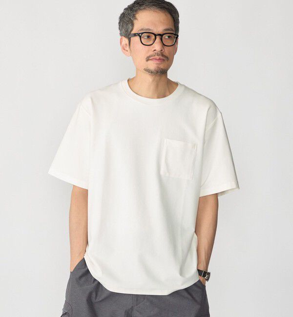 SHIPS「SHIPS:〈接触冷感/ 遮熱/ UVカット〉COVEROSS(R) フリーザー Tシャツ」|Tシャツ・カットソー|