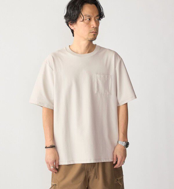 SHIPS「SHIPS:〈接触冷感/ 遮熱/ UVカット〉COVEROSS(R) フリーザー Tシャツ」|Tシャツ・カットソー|