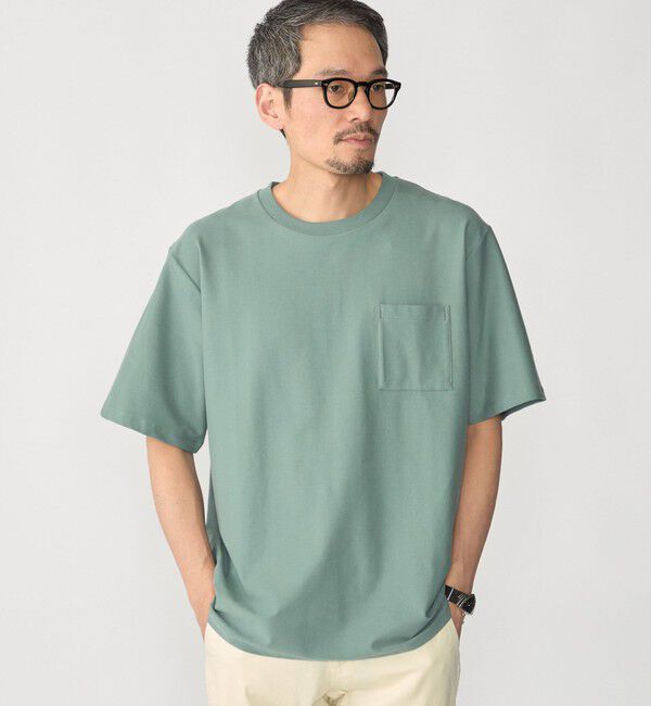 SHIPS「SHIPS:〈接触冷感/ 遮熱/ UVカット〉COVEROSS(R) フリーザー Tシャツ」|Tシャツ・カットソー|